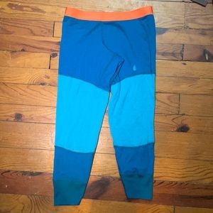 Blue Trewgear merino wool leggings